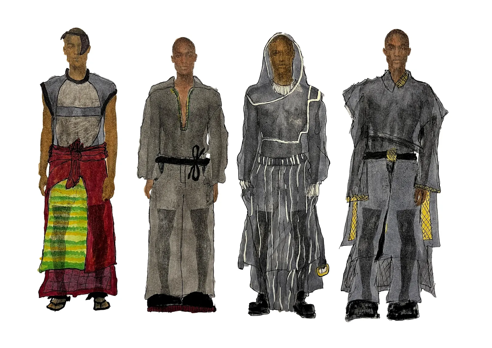 Segundo grupo de figurines