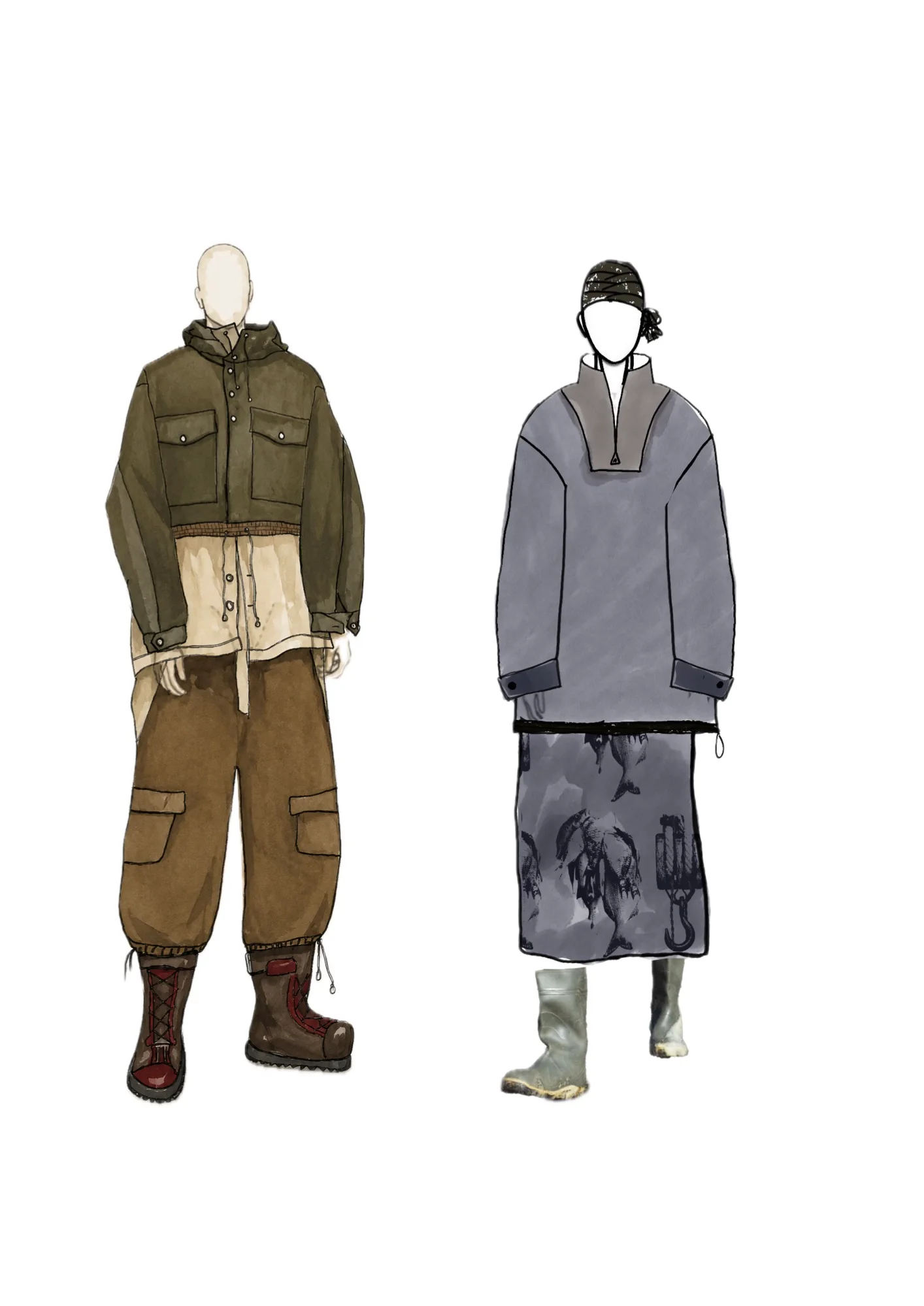 Desarrollo de diseños de la colección