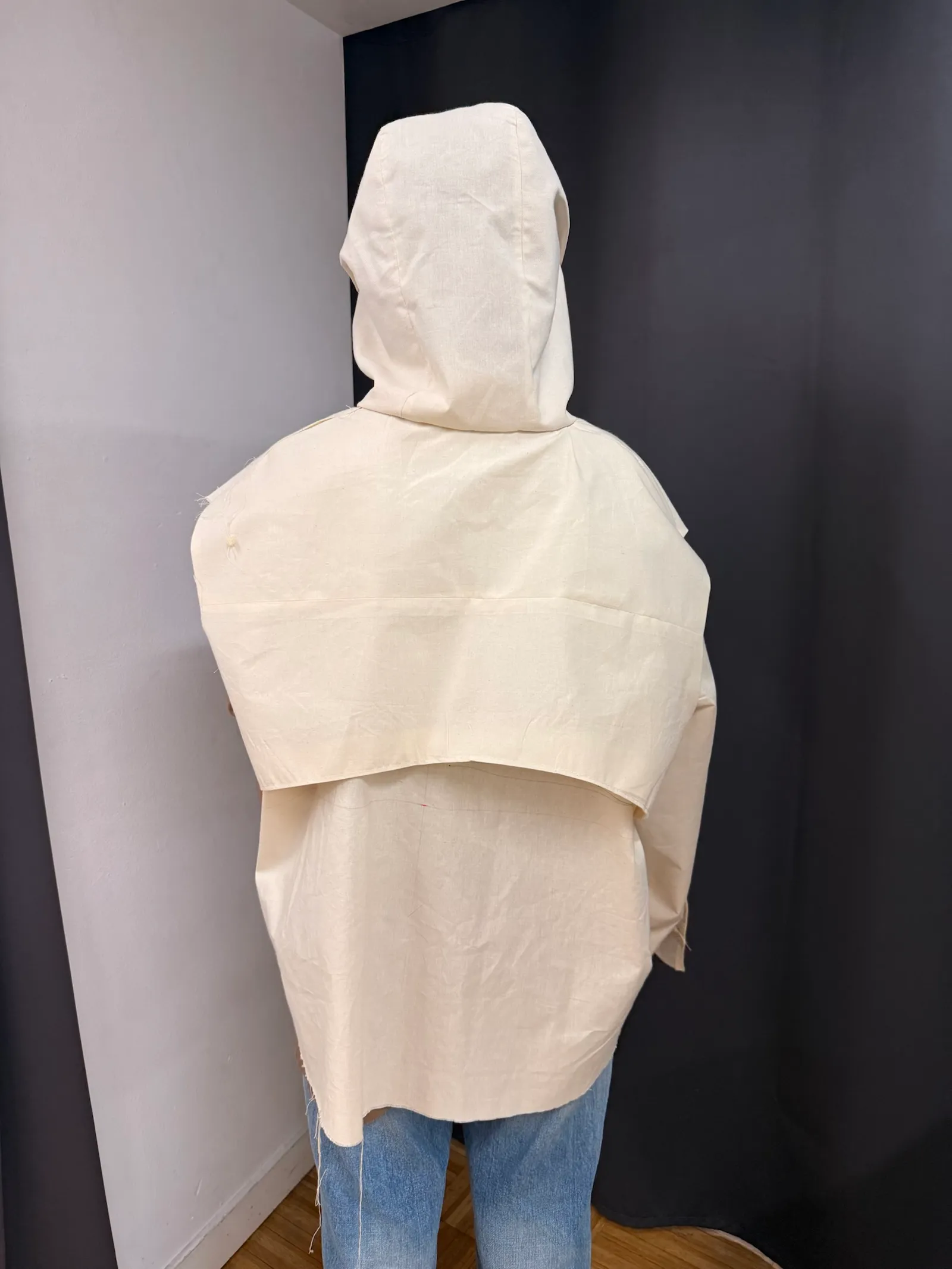 Toile de la chaqueta, espalda